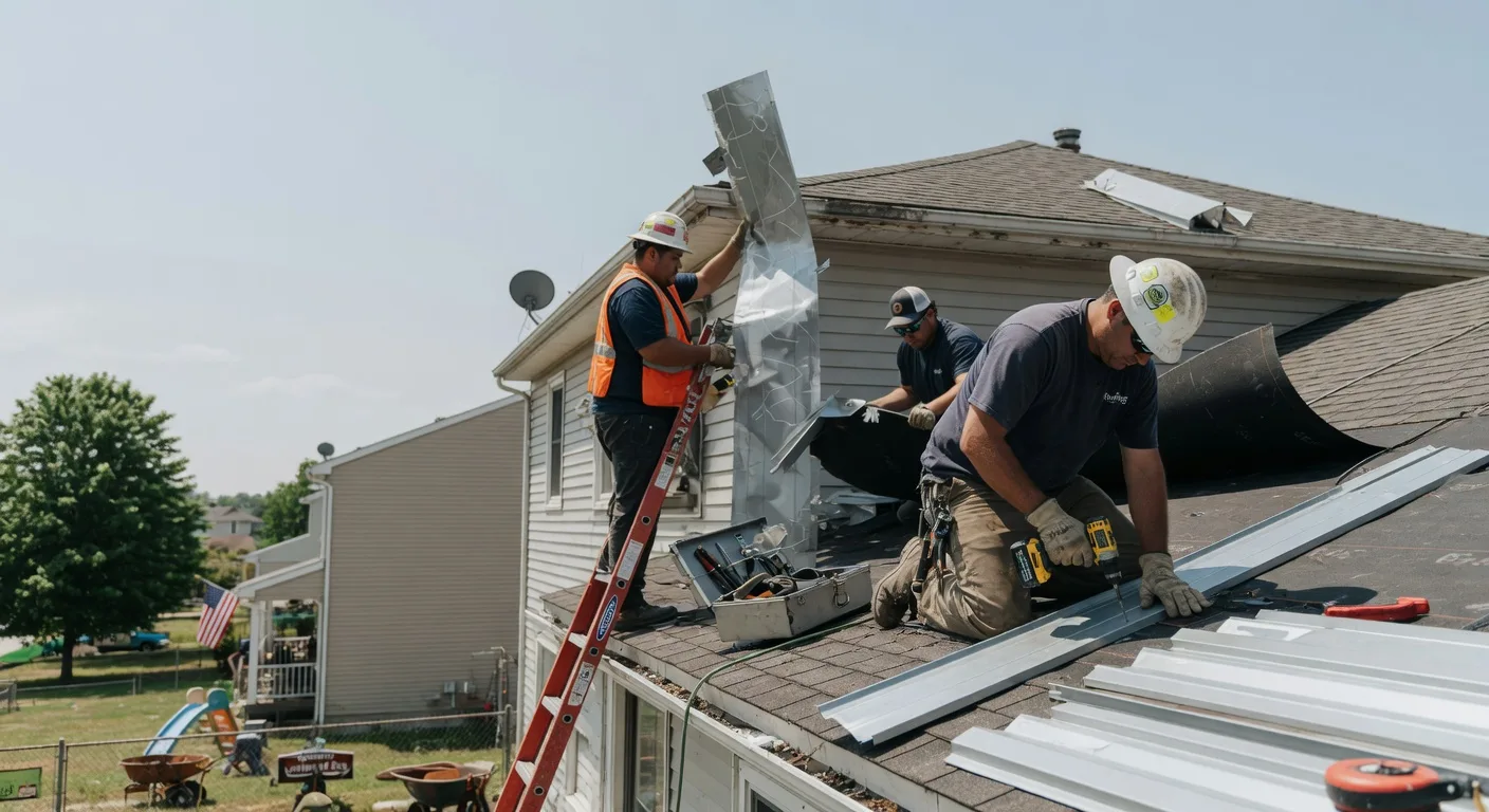 Storm Damage Metal Roof Repair in Sargentville, ME